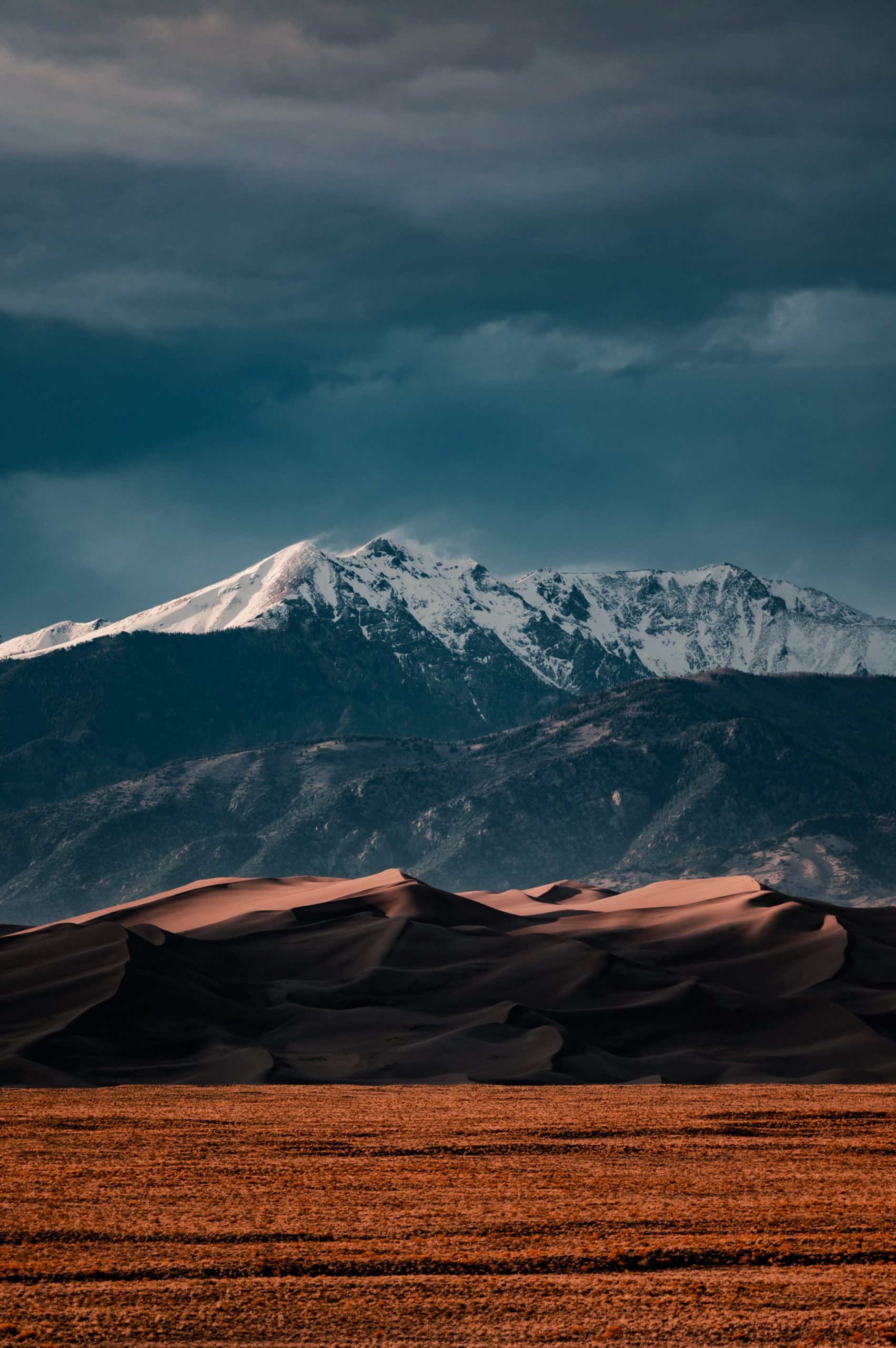 Snow-capped mountain